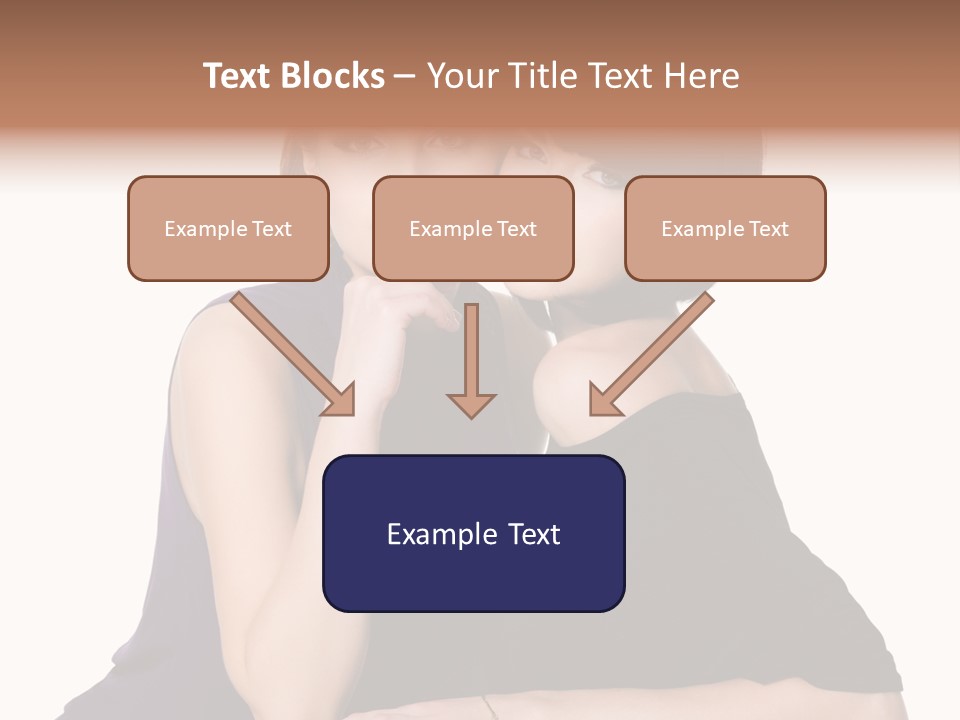 Glamour Female Brown PowerPoint Template