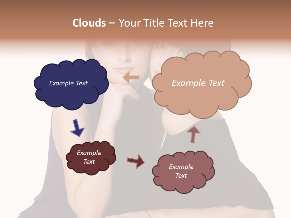 Glamour Female Brown PowerPoint Template