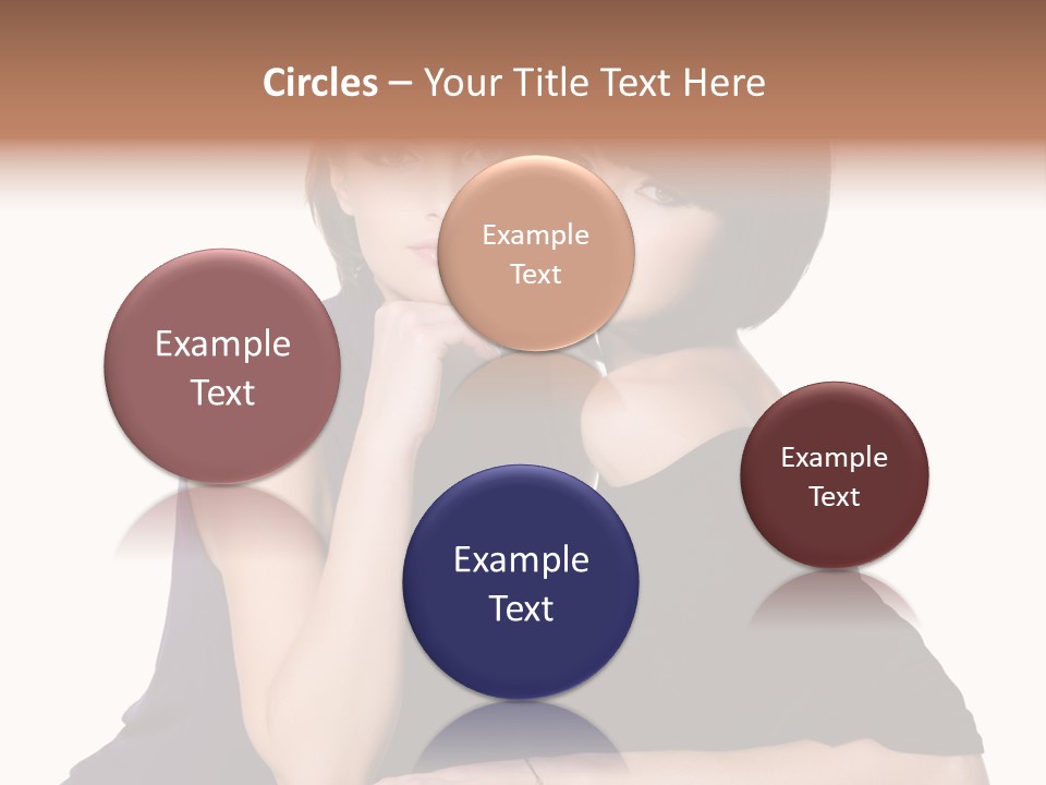 Glamour Female Brown PowerPoint Template