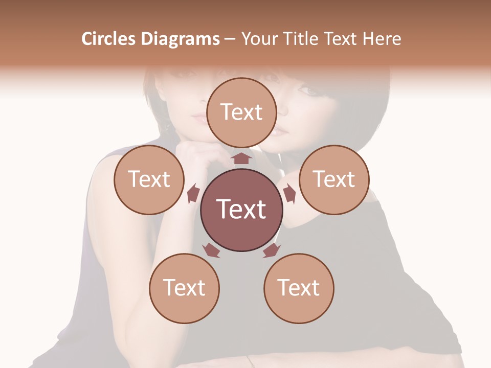 Glamour Female Brown PowerPoint Template