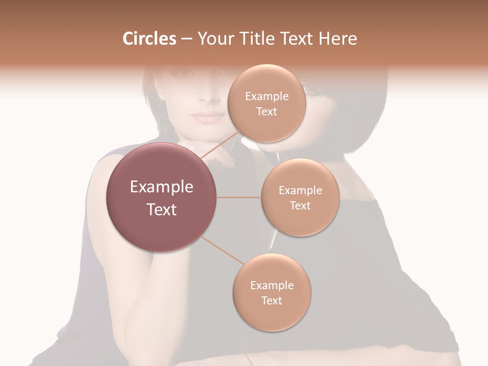 Glamour Female Brown PowerPoint Template