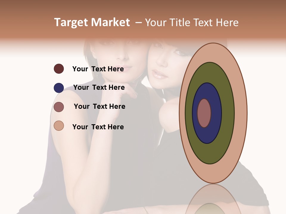 Glamour Female Brown PowerPoint Template