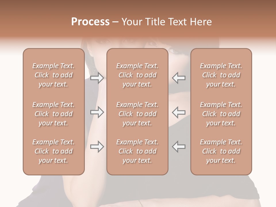 Glamour Female Brown PowerPoint Template