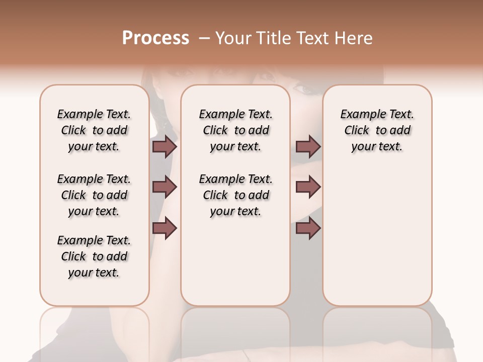Glamour Female Brown PowerPoint Template