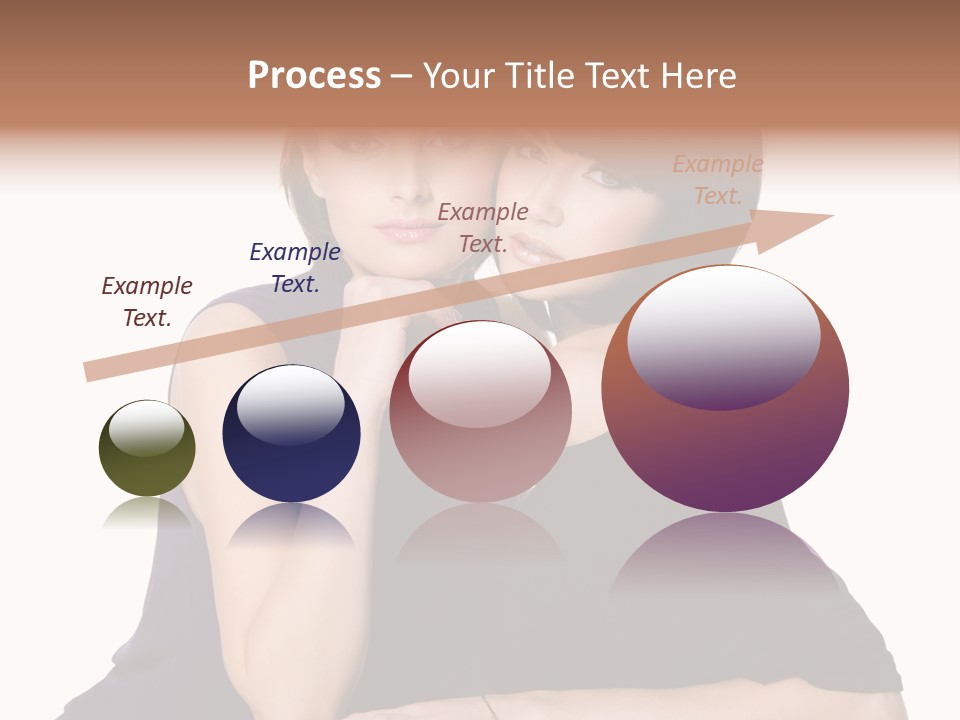 Glamour Female Brown PowerPoint Template