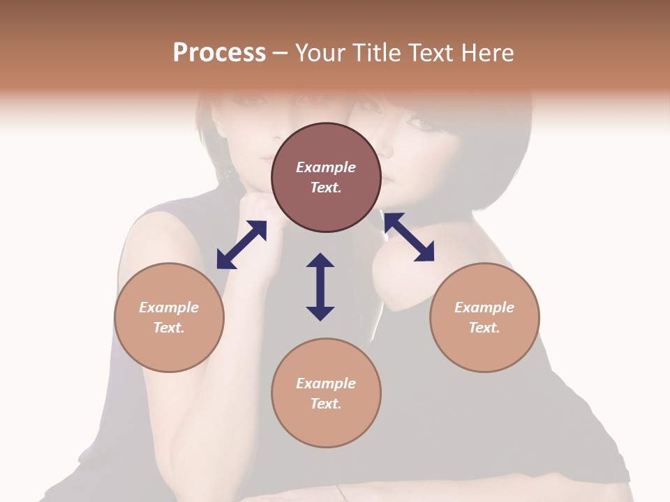 Glamour Female Brown PowerPoint Template