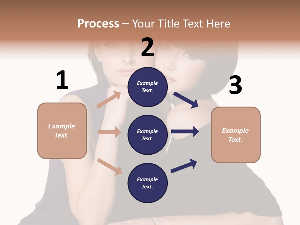 Glamour Female Brown PowerPoint Template