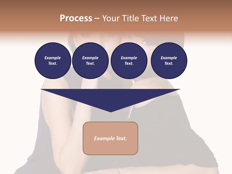 Glamour Female Brown PowerPoint Template