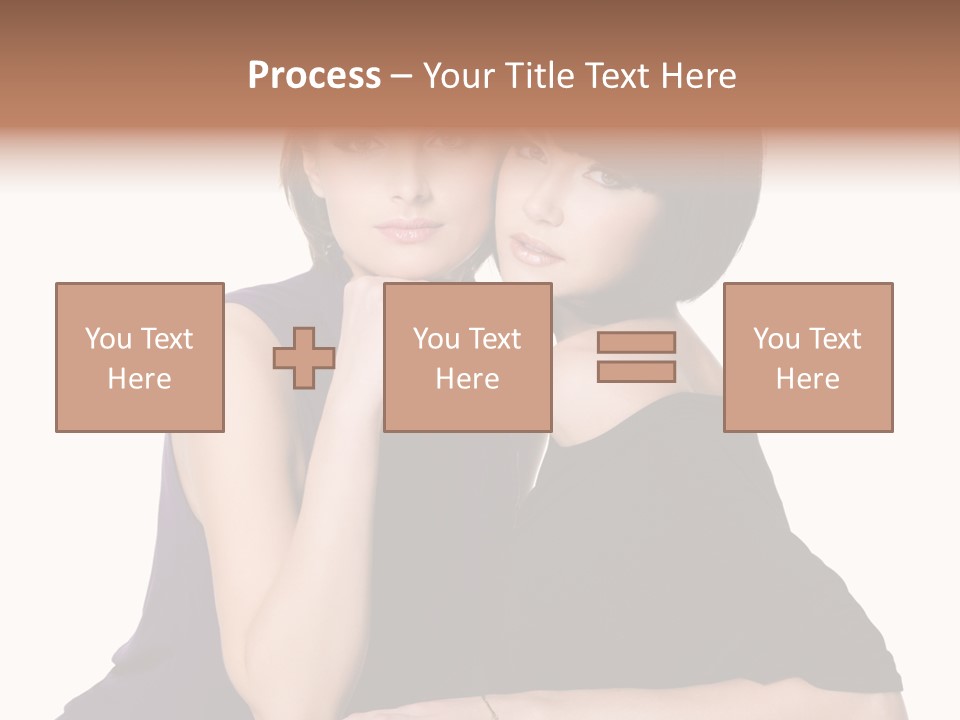 Glamour Female Brown PowerPoint Template