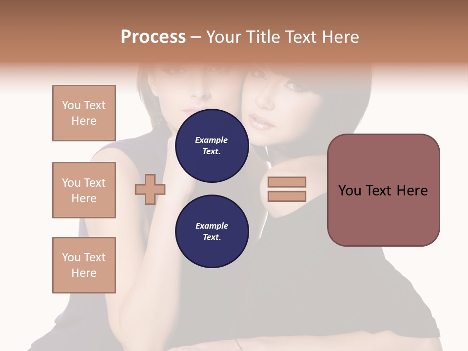 Glamour Female Brown PowerPoint Template