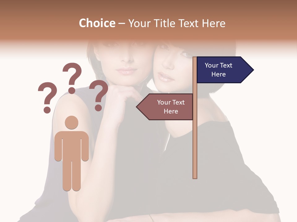 Glamour Female Brown PowerPoint Template