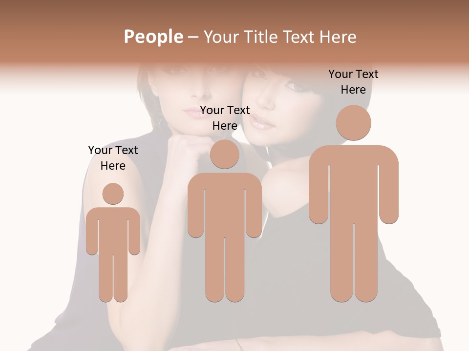 Glamour Female Brown PowerPoint Template