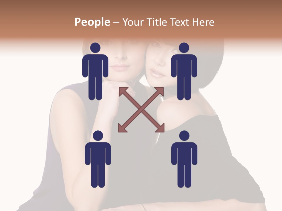 Glamour Female Brown PowerPoint Template