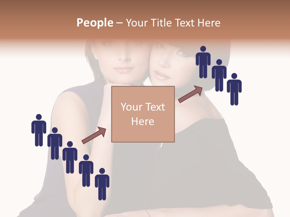 Glamour Female Brown PowerPoint Template