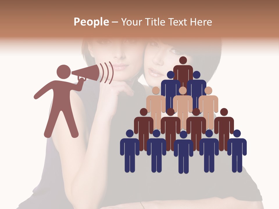 Glamour Female Brown PowerPoint Template