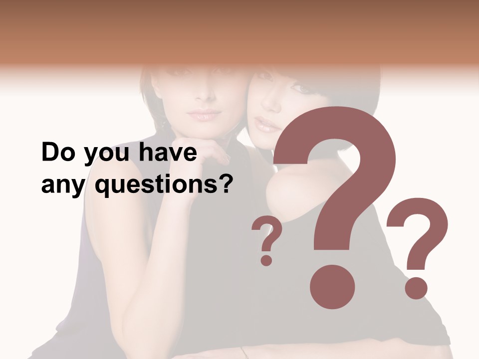 Glamour Female Brown PowerPoint Template