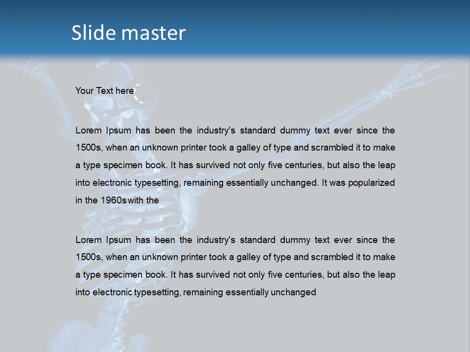 Torso Health Biology PowerPoint Template