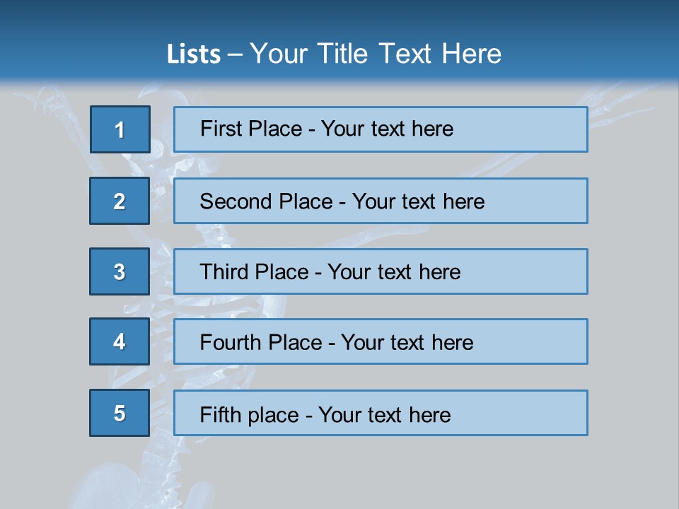 Torso Health Biology PowerPoint Template