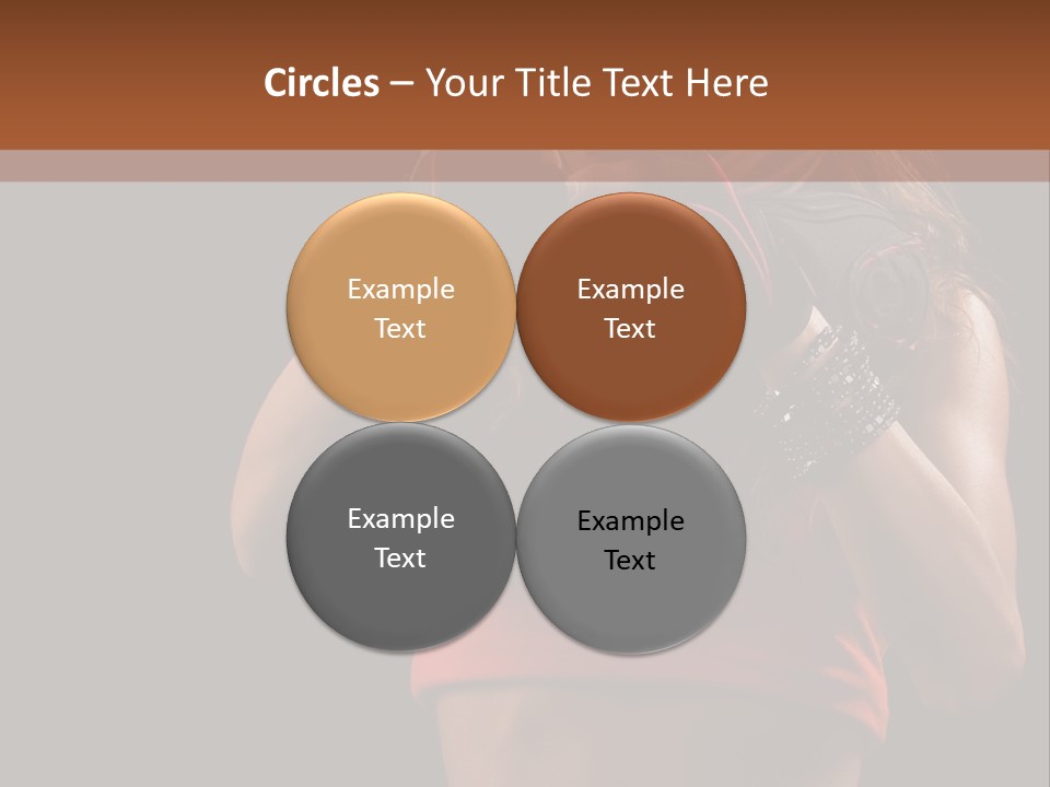 Isolated Soldier Posing PowerPoint Template