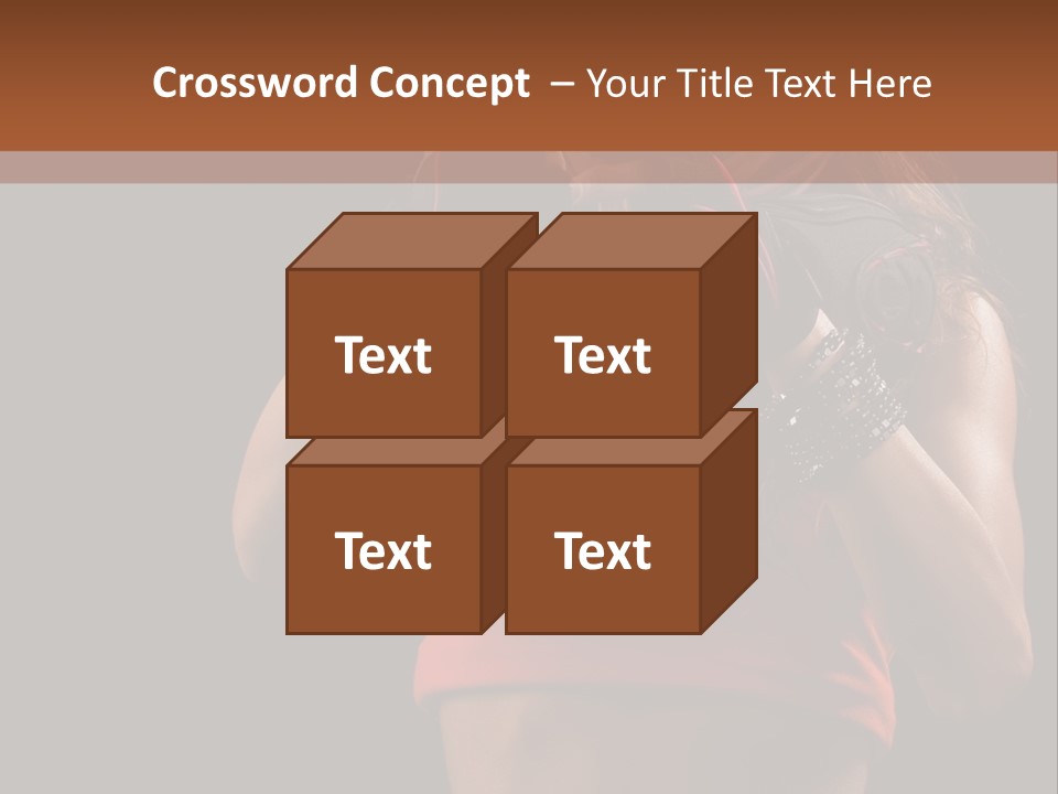 Isolated Soldier Posing PowerPoint Template