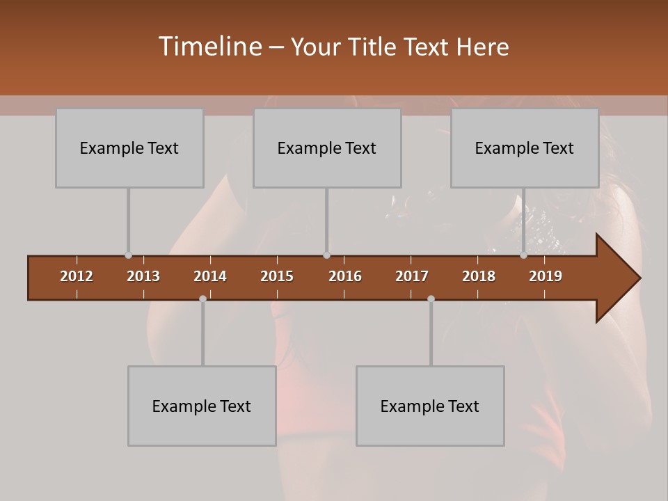 Isolated Soldier Posing PowerPoint Template