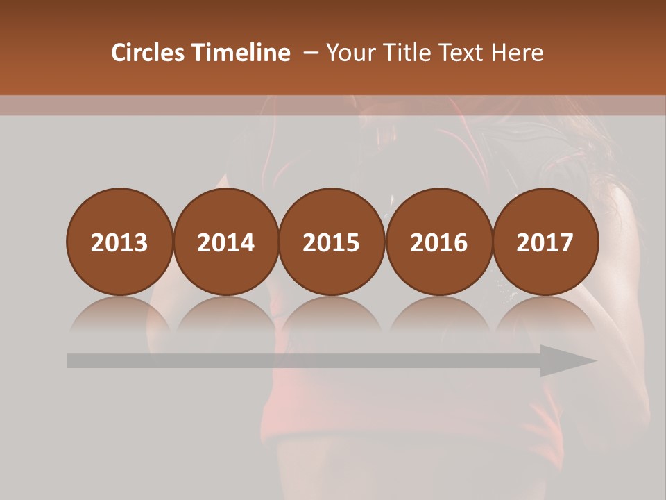 Isolated Soldier Posing PowerPoint Template