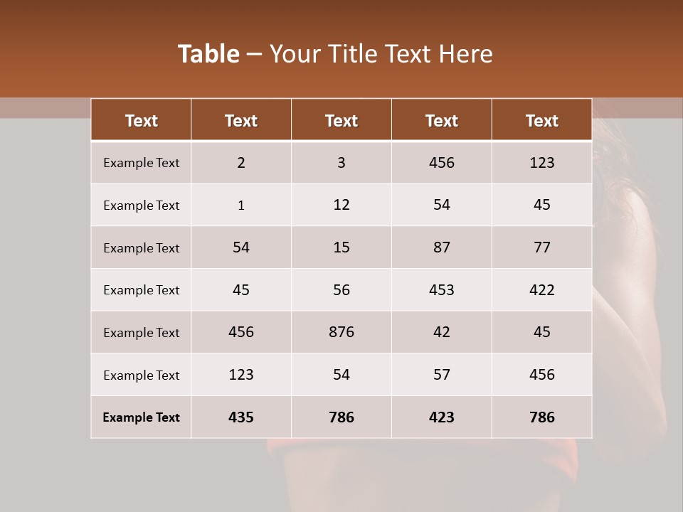 Isolated Soldier Posing PowerPoint Template