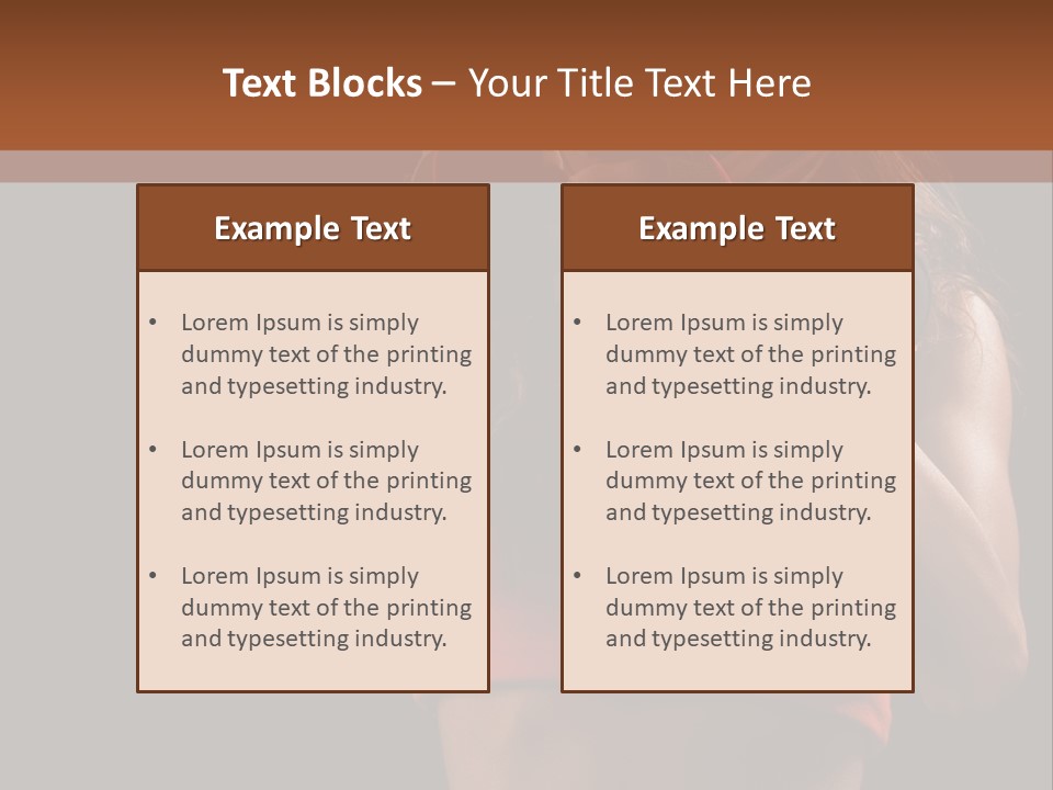Isolated Soldier Posing PowerPoint Template