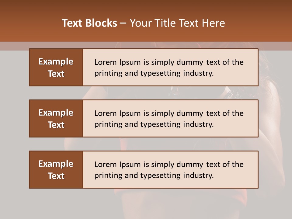 Isolated Soldier Posing PowerPoint Template