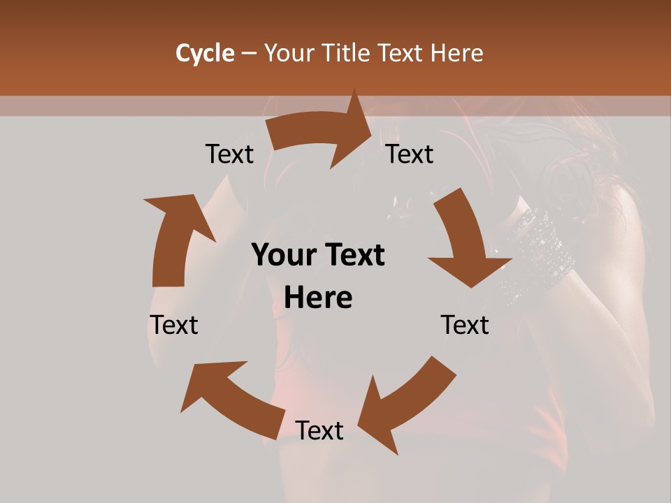 Isolated Soldier Posing PowerPoint Template