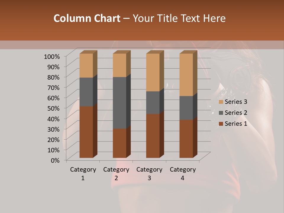Isolated Soldier Posing PowerPoint Template