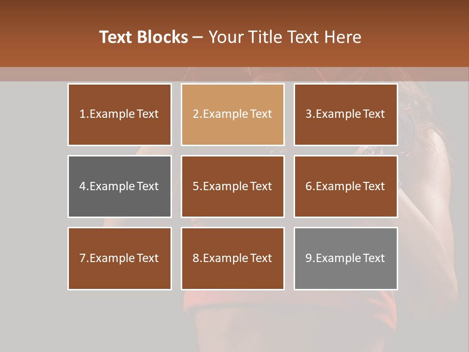 Isolated Soldier Posing PowerPoint Template