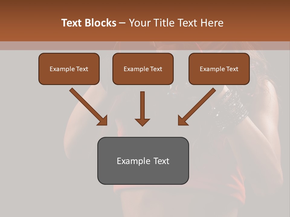 Isolated Soldier Posing PowerPoint Template