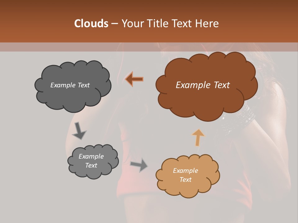 Isolated Soldier Posing PowerPoint Template