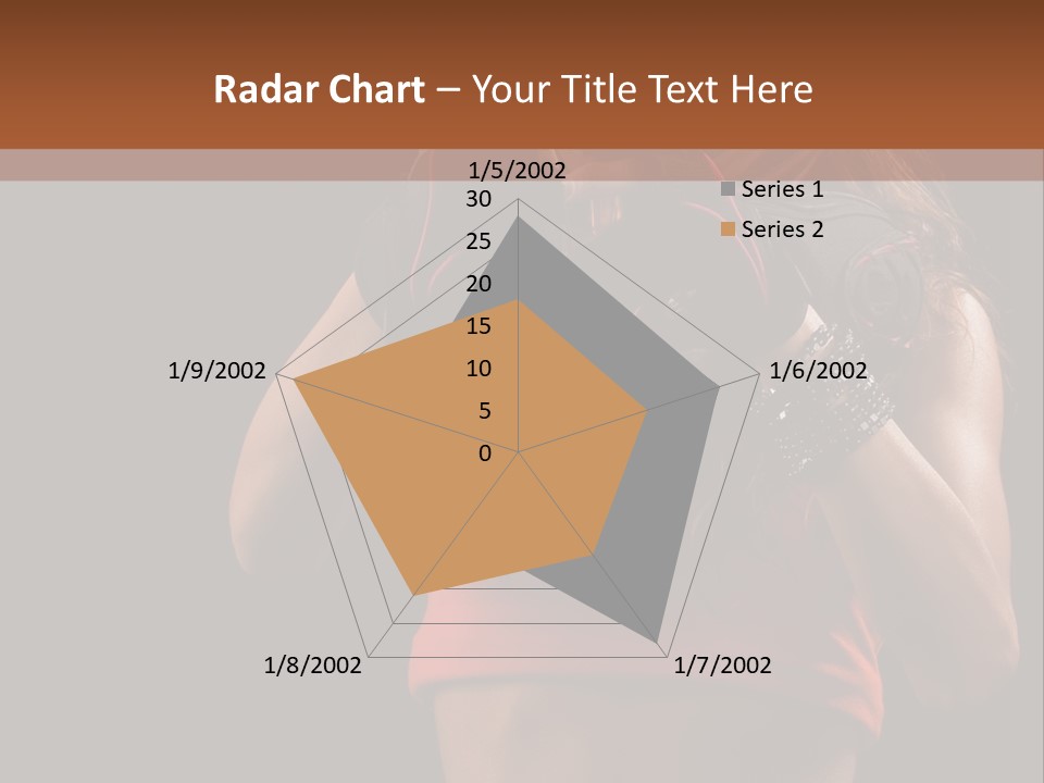 Isolated Soldier Posing PowerPoint Template