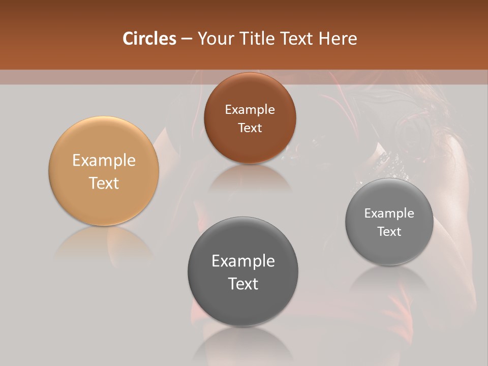 Isolated Soldier Posing PowerPoint Template