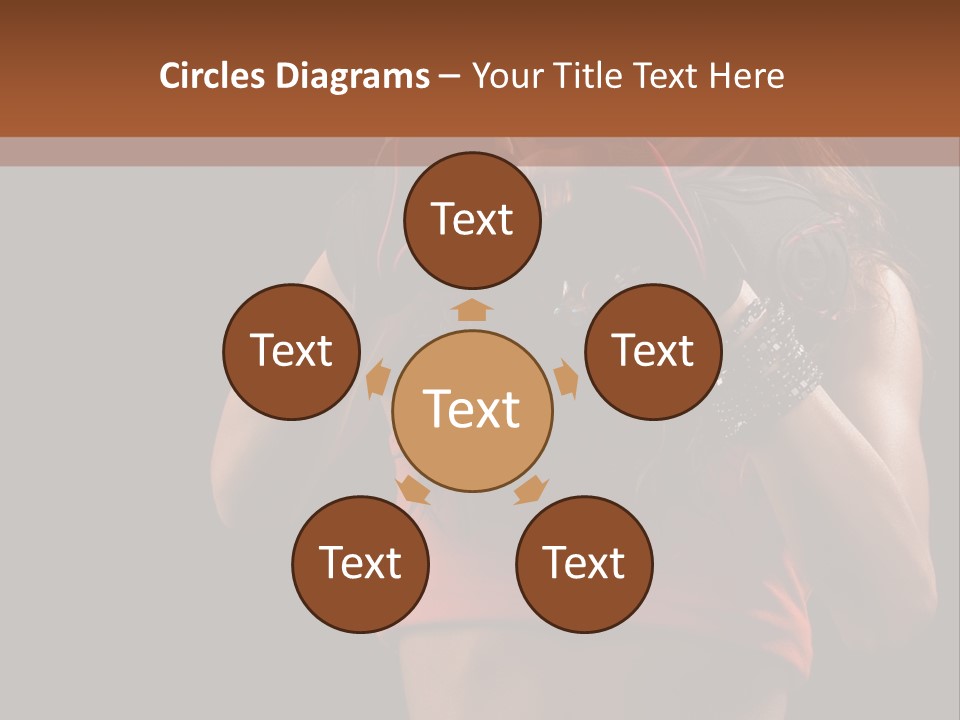 Isolated Soldier Posing PowerPoint Template