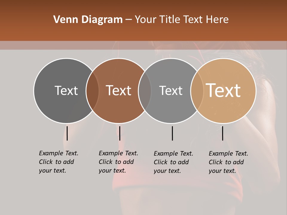 Isolated Soldier Posing PowerPoint Template