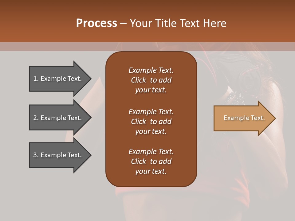 Isolated Soldier Posing PowerPoint Template
