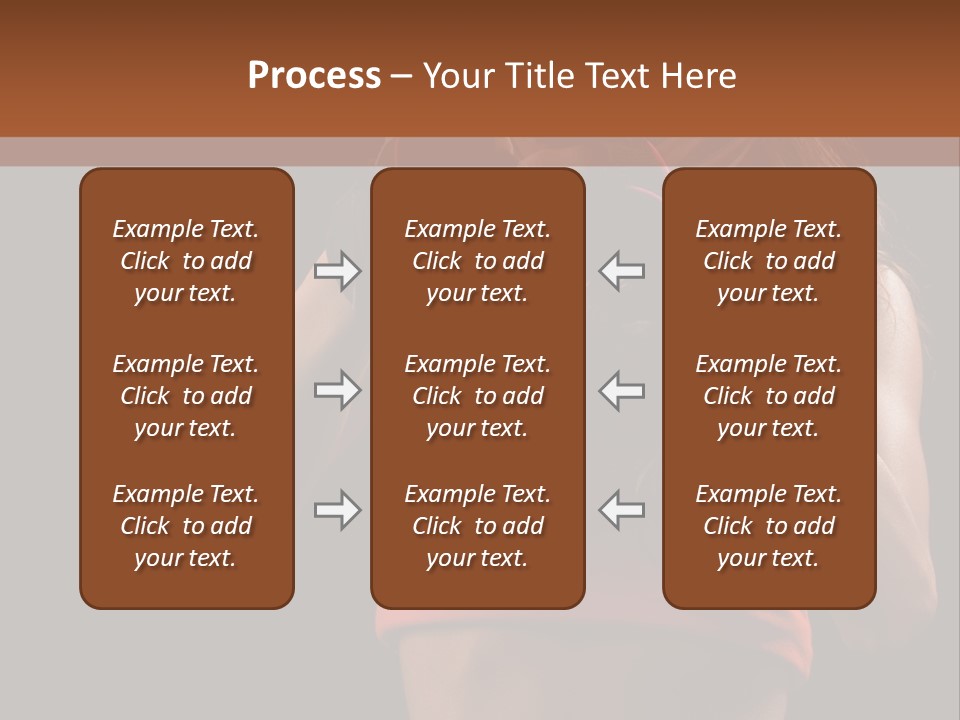 Isolated Soldier Posing PowerPoint Template