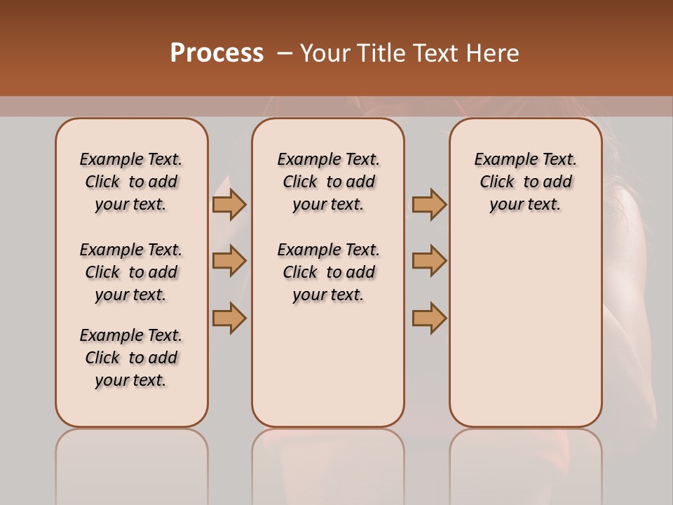 Isolated Soldier Posing PowerPoint Template