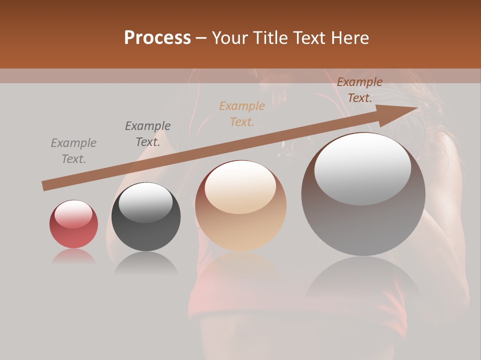 Isolated Soldier Posing PowerPoint Template