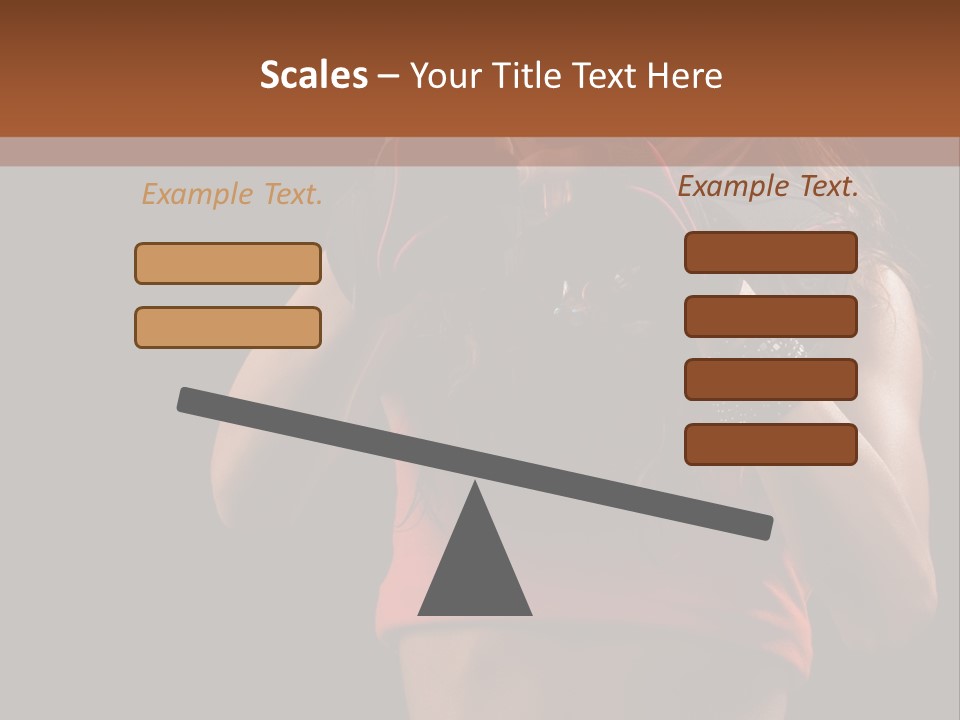 Isolated Soldier Posing PowerPoint Template