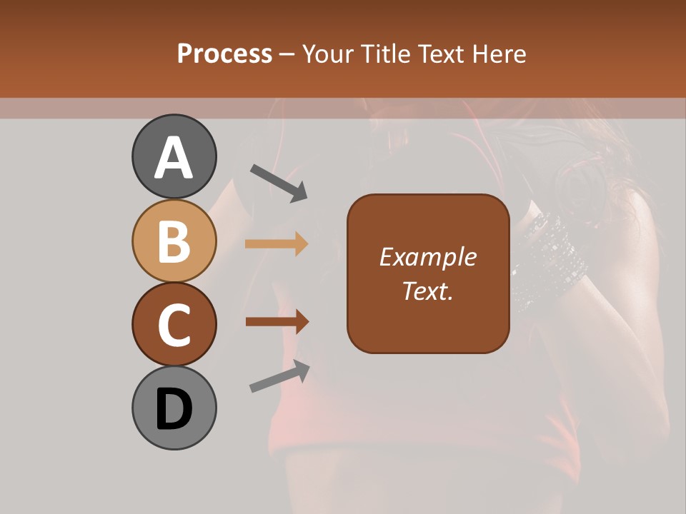 Isolated Soldier Posing PowerPoint Template