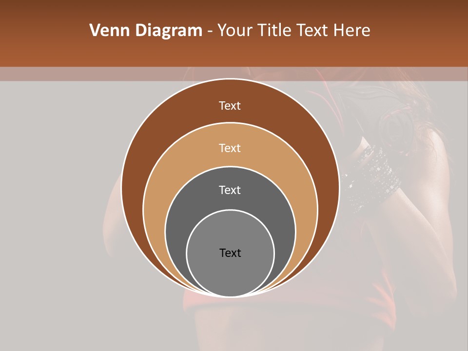 Isolated Soldier Posing PowerPoint Template