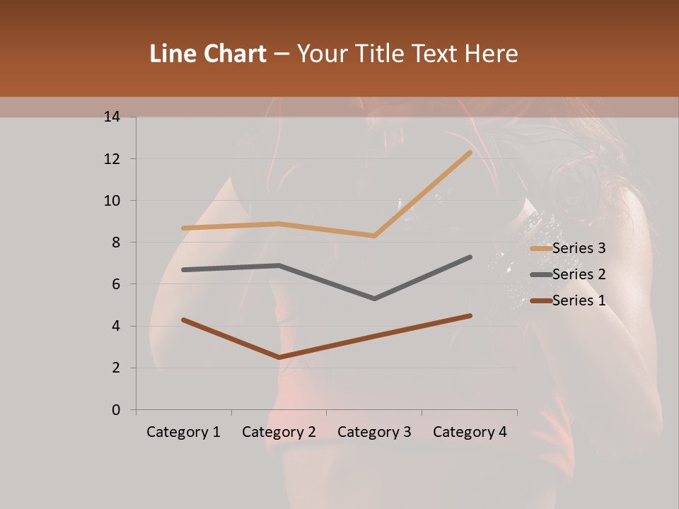 Isolated Soldier Posing PowerPoint Template