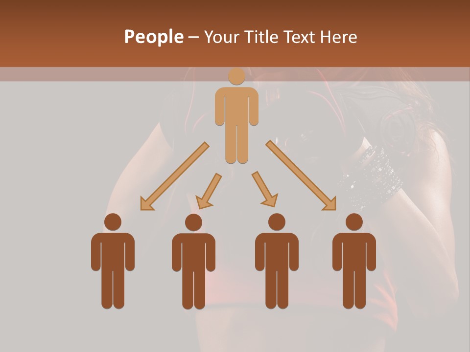 Isolated Soldier Posing PowerPoint Template