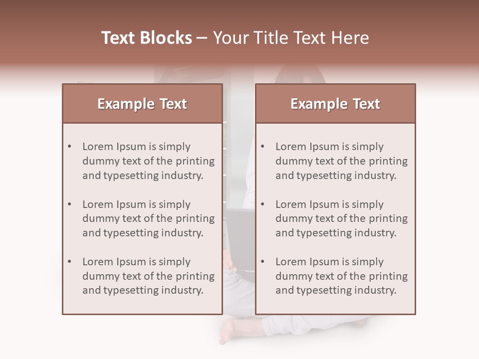 Woman Supermarket Technology PowerPoint Template