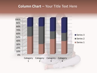 Woman Supermarket Technology PowerPoint Template