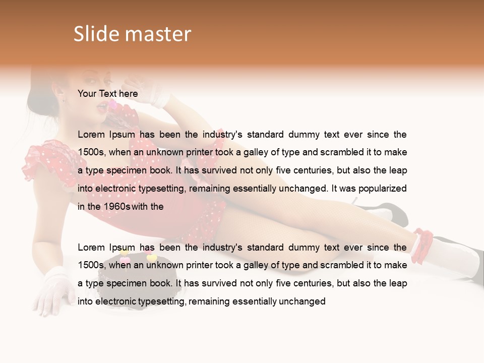 Shape Legs White PowerPoint Template